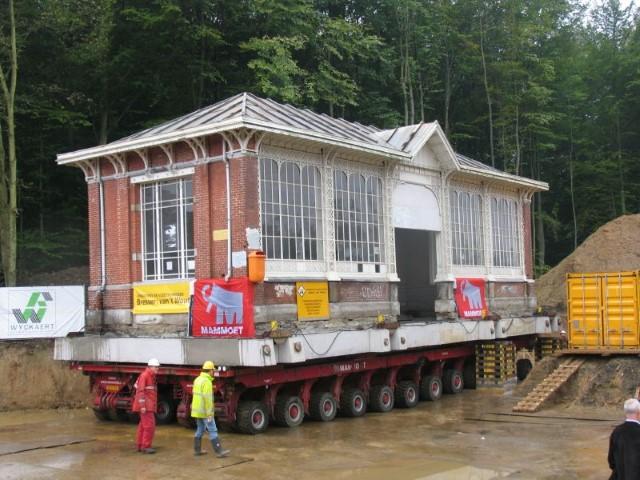 Verschuiving schuilhuisje station Groenendaal