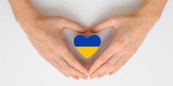 Beeld van solidariteit met Oekraïne