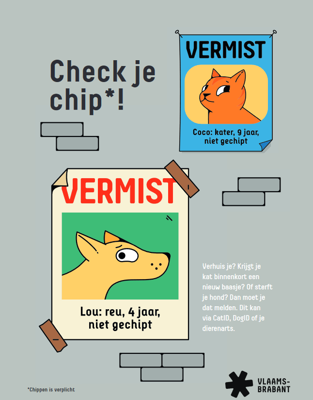 Check je chip © Provincie Vlaams-Brabant 