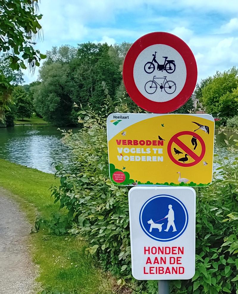 Bord verboden voederen