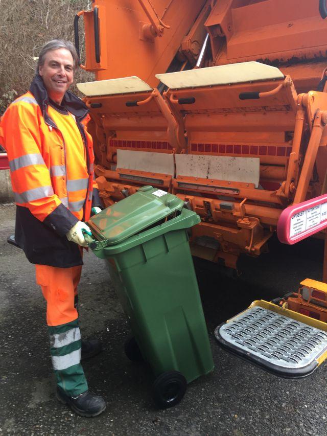 Rolcontainer voor gft-afval 
